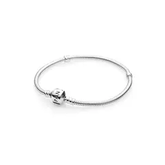 PANDORA - Brazalete Cierre de Barril Plata Esterlina