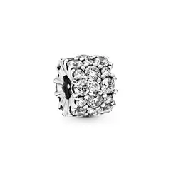 PANDORA - Charm Brillante Transparente Plata Esterlina