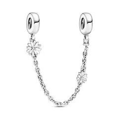 PANDORA - Cadena de Seguridad de Margaritas Plata Esterlina