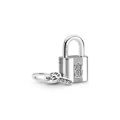 PANDORA - Charm Candado y Llave Plata Esterlina