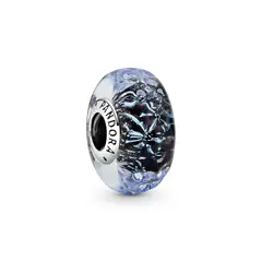 PANDORA - Charm Cristal de Murano Azul Oscuro Plata Esterlina