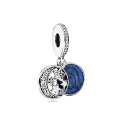 PANDORA - Charm Colgante Cielo Nocturno Vintage Plata Esterlina