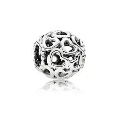 PANDORA - Charm Abre tu Corazón Plata Esterlina