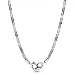 PANDORA - Collar Cadena con Tachuelas Moments Plata Esterlina