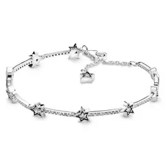 PANDORA - Brazalete Estrellas Celestiales Plata Esterlina