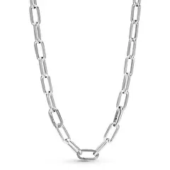PANDORA - Collar ME Cadena de Eslabones Link Medianos Plata Esterlina