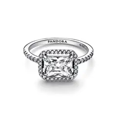 PANDORA - Anillo Corona de Margaritas Plata Esterlina