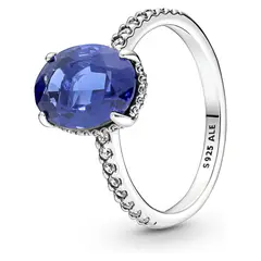PANDORA - Anillo de Compromiso Brillante En Plata Esterlina