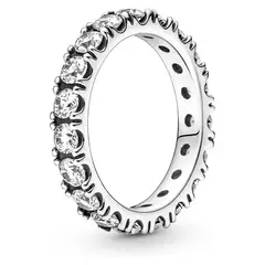 PANDORA - Anillo eternity Brillante En Plata Esterlina
