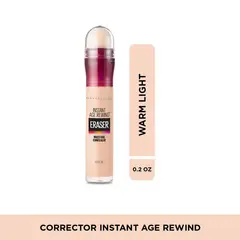 MAYBELLINE - Corrector de rostro Líquido Instant Age Rewind Warm Light 6 ml