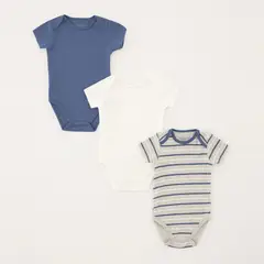 BABY FRESH - Bodies para Bebé niño Pack de 3 unidades Manga corta de Algodón