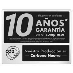 HACEB - Nevera Congelador superior 226 lt Netos H6164NT24