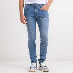 BASEMENT - Jean 5 Bolsillos Hombre Skinny JDSK LILA ST Algodón