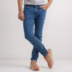 BASEMENT - Jean 5 Bolsillos Hombre Skinny JDSK LILA ST Algodón