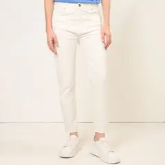 UNIVERSITY CLUB - Jean Skinny para Mujer Tiro medio de Algodón