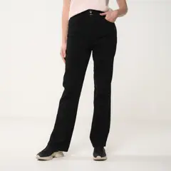 NEWPORT - Jean Recto Mujer Tiro medio de Algodón