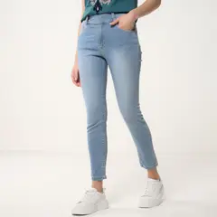 NEWPORT - Jean Push Up Mujer Tiro medio de Algodón