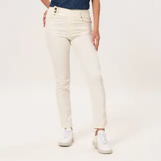 NEWPORT - Jean Push Up Mujer Tiro medio de Algodón