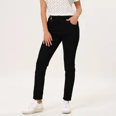 NEWPORT - Jean Push Up Mujer Tiro medio de Algodón