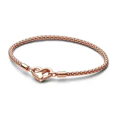 PANDORA - Pulsera Tachuelas Rose Recubrimiento en Oro Rosa