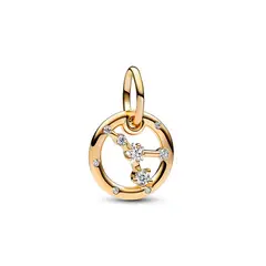 PANDORA - Charm Zodiaco Cáncer Recubrimiento en Oro