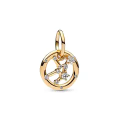 PANDORA - Charm Zodiaco Virgo Recubrimiento en Oro