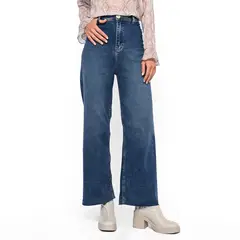 BASEMENT - Jean Culotte Mujer Tiro alto