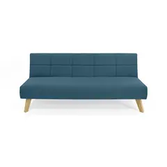 MICA - Sofá Cama Moderno en Poliéster de 3 Puestos 78 x 180 x 75 cm Nevada