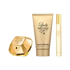 RABANNE - Estuche Perfume Lady Million EDP 50 ml + Body Lotion 75 ml + Travel Size 10 ml