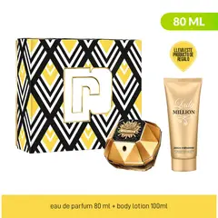 RABANNE - Perfume Mujer Paco Estuche Lady Million Fabulous Incluye: Perfume 80 ml EDP + Body Lotion 10 ml