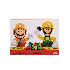undefined - Super Mario Fig. X 2 Luigi & Mario Constructor 4"