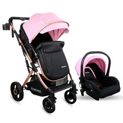 BEBESIT - Travel System Gold Lx Pink