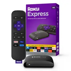 ROKU - Express, dispositivo de streaming |Incluye cable HDMI/USB de alta velocidad y control remoto | Compatible con Alexa, Google Home, Apple Air Play, Apple Home