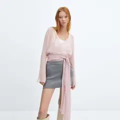 MANGO - Blusa para Mujer Manga larga