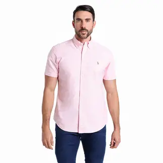 POLO RALPH LAUREN - Camisa Hombre Manga corta de Algodón Custom Fit