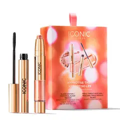 ICONIC LONDON - Pestañinas Hypnotise Them Gift Set Pestañina + Glaze Crayon Iconic Incluye :Triple Treath Marcara Negra Y Glaze Crayon Nectar