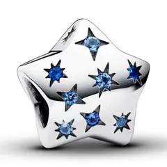 PANDORA - Charm Estrella Brillante Llamativa Plata Esterlina