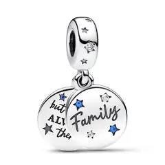 PANDORA - Charm Colgante Doble Amor de Familia Plata Esterlina