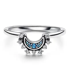 PANDORA - Anillo Luna Celestial en Plata Esterlina