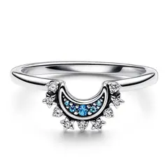 PANDORA - Anillo Luna Celestial en Plata Esterlina