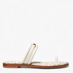 MICHAEL KORS - Sandalia Mujer Veronica Flat | Sandalias planas para Mujer moda color Beige