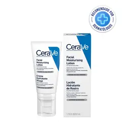 CERAVE - Loción Hidratante de Rostro para piel normal a seca 52ml