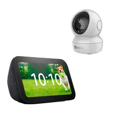 AMAZON - Combo + Ezviz Echo Show 5 3ra Gen + Cámara C6N 2MP Ezviz Conexión Bluetooth