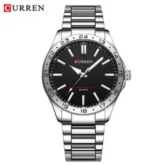 CURREN - Reloj Hombre 8452 . Reloj Acero Inoxidable plateado