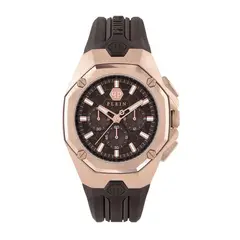 PHILIPP PLEIN - Reloj para Hombre . Reloj análogo Marrón Acero inoxidable