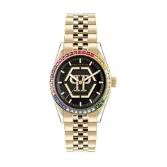 PHILIPP PLEIN - Reloj para Mujer . Reloj análogo Dorado Acero inoxidable
