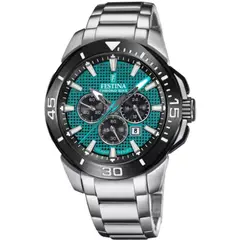 FESTINA - Reloj para Hombre Chrono Bike . Reloj análogo Plateado Acero inoxidable