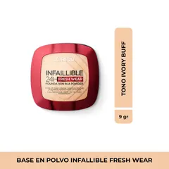 LOREAL PARIS - Polvo Compacto Fresh Wear Infallible 9 g