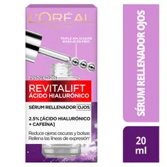 LOREAL PARIS - Sérum Ojos Ácido Hialurónico 20ml para Todo tipo de piel 20ml