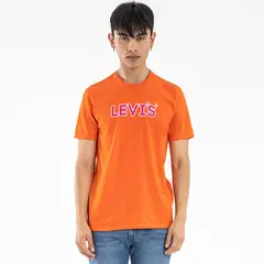 LEVIS - Camiseta con Estampado para Hombre Cuello redondo Manga corta de Algodón